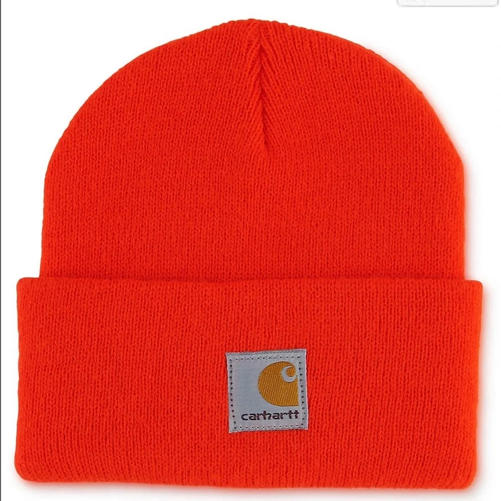 Carhartt Kids 100% Acrylic‎ Orange Beanie